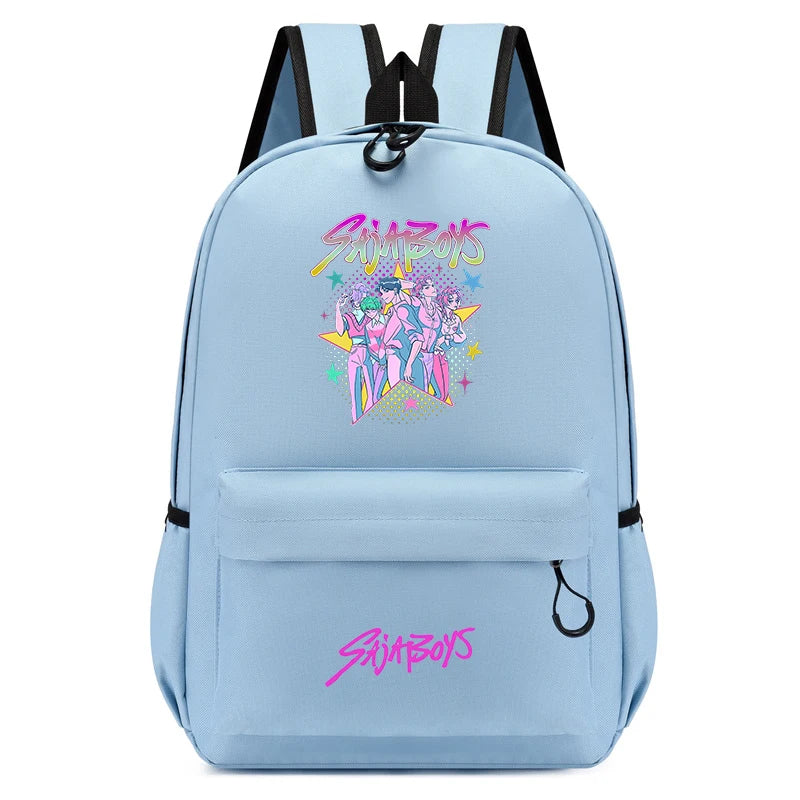 2025 New Fashion KPop Demon Hunters Backpack Back To School Boys Girls Cartoon Anime Canvas Backpacks Children's Small Schoolbag