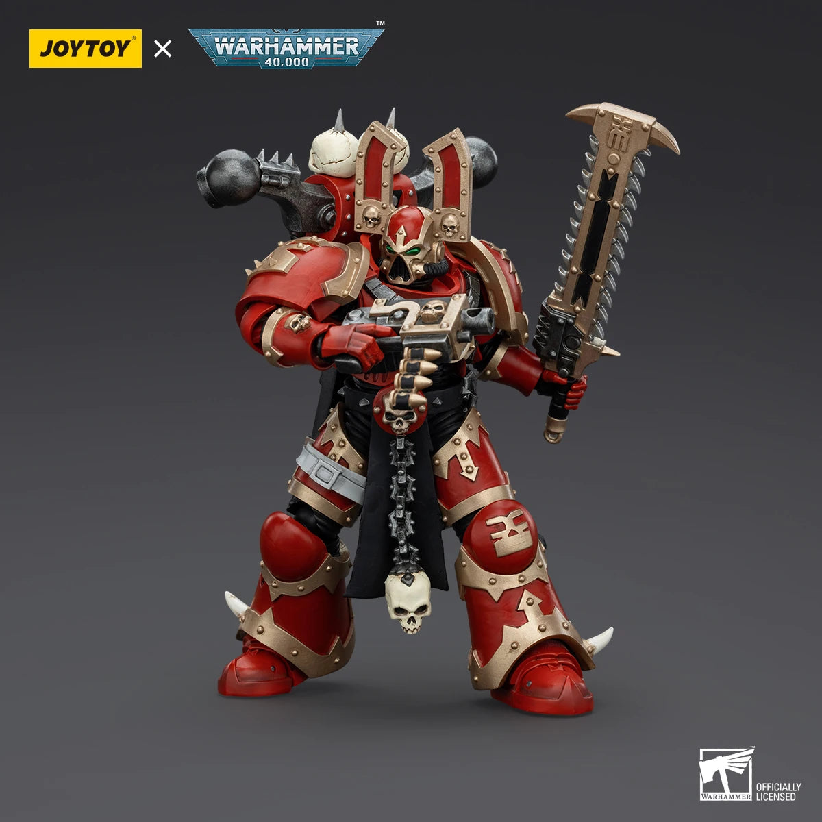 JOYTOY Warhammer 40k World Eaters Khorne Berzerker 6 Action Figures Original Collection Doll Decoration Gift Garage Model