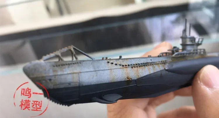 Hobby Boss 83505 1/350 Scale Model German DKM Navy Type VII-C U-Boat Submarine Static Kit with Etched Parts for Model DIY Toys