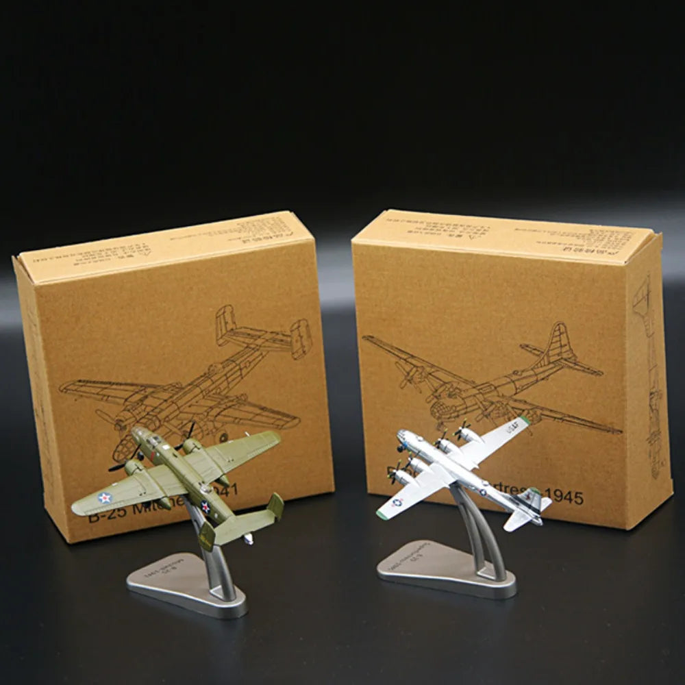 Model B-29 bomber aircraft model, Alloy B-25 Mitchell bomber aircraft model, decorative items, collection gifts