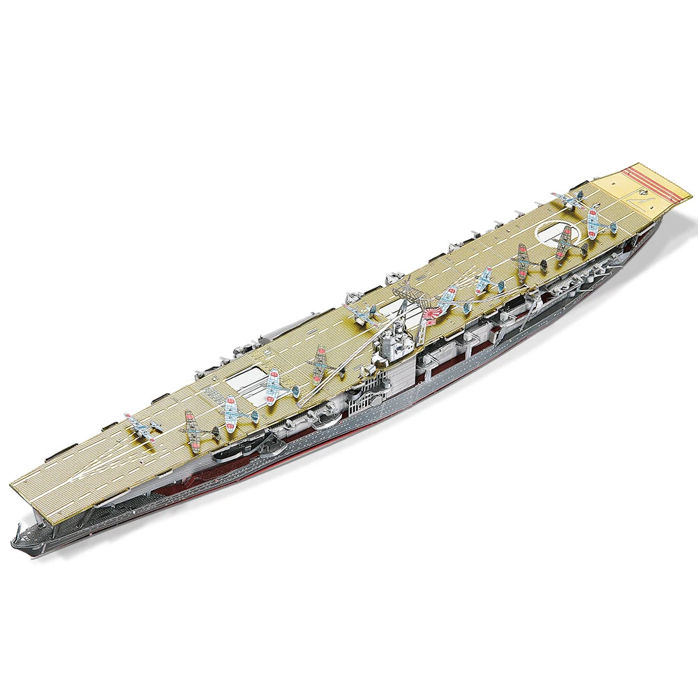 Piececool 3D Puzzles Yamato Nagato Class Battleship Model Building Kit DIY Boat Toys for Adult Brain Teaser Birthday Gifts