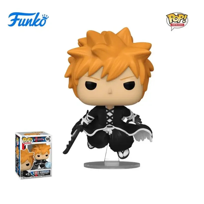 New FUNKO POP Original Anime Cartoon Death God Ichigo Kurosaki Matsumoto Rangiku Toy Figures Collection Model Toys birthday Gift