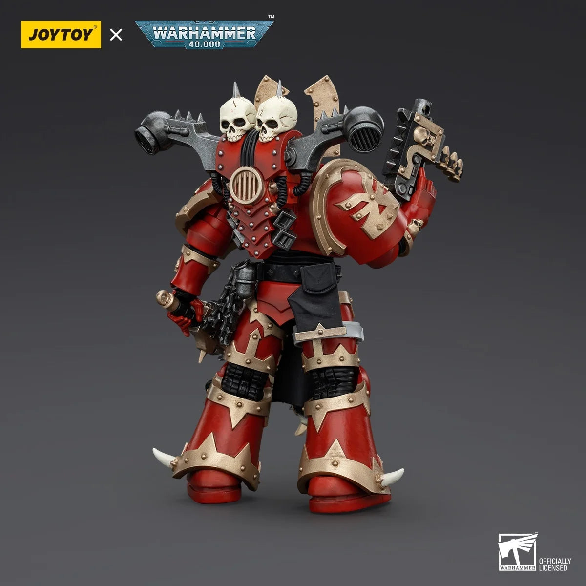JOYTOY Warhammer 40k World Eaters Khorne Berzerker 6 Action Figures Original Collection Doll Decoration Gift Garage Model