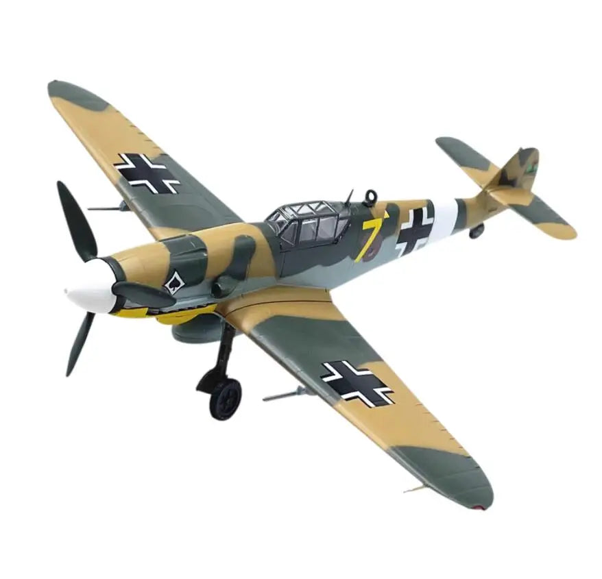 1: 72 WWII German BF109G-2 fighter model 37252  Finished product collection model