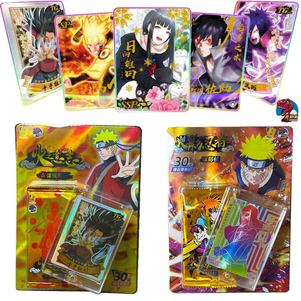 Special offer NARUTO Card HY-0830 Booster Box Uchiha Uzumaki Sasuke Tcg Carte Haruno Sakura Hatake Kakashi Game Children Gift