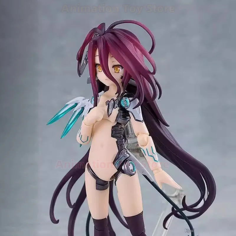 Figma #604 No Game No Life Zero Shuvi Zero Articulated Figure Changeable Costume Collectible Model Gift for Anime Fans