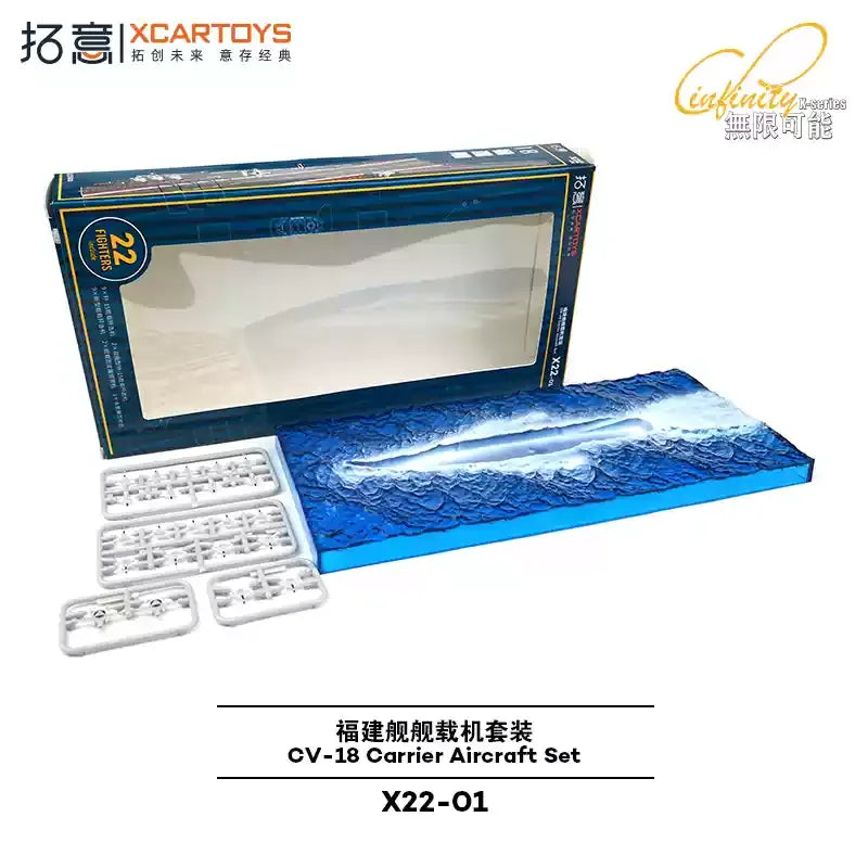 Tuoyi Alloy Ship Chinese People's Liberation Army Navy Fujian Ship Carrier Aircraft Marine Scene Set Children's Toys Gifts