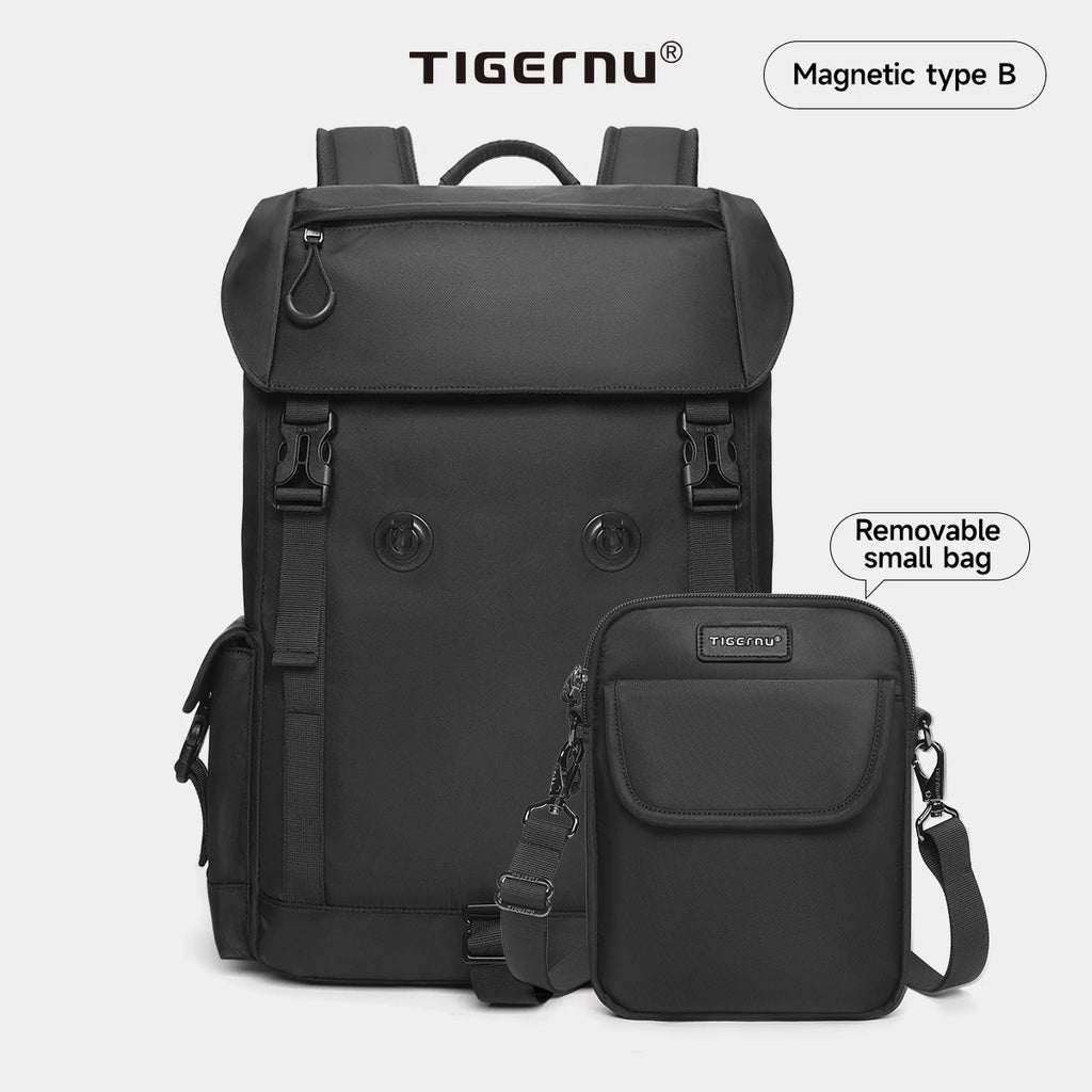 Tigernu New Multifunctional Backpack Bags Fashion School college Bags For 14inch Laptop With Removable Small Shoulder Bags