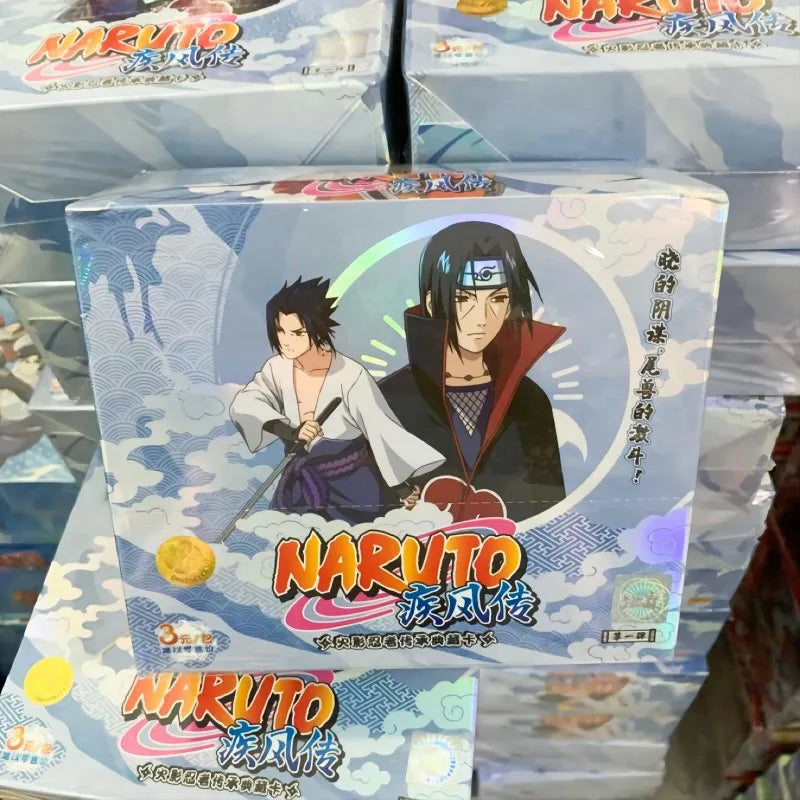 The New KAYOU Naruto Card The Chapter of Soldiers Naruto Bronzing Inheritance Collection BP Card Children's Gift Collection Card
