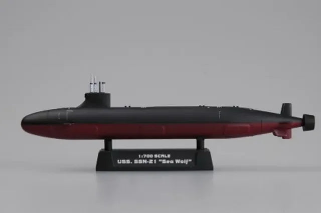 USA Navy USS SSN-21 SEAWOLF Nuclear Attack Submarine 1/700 Scale Plastic Assemble Model Kit HOBBY BOSS