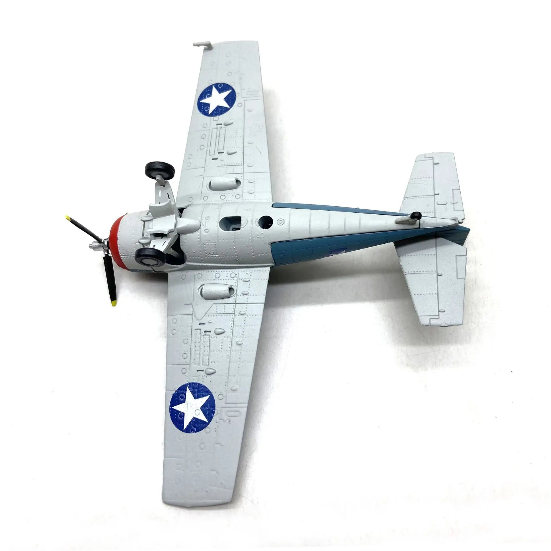 Military WW2 F4F Fighter Wildcat  1:72 Scale Model With Stand Alloy Plane Collection  Gift For Man