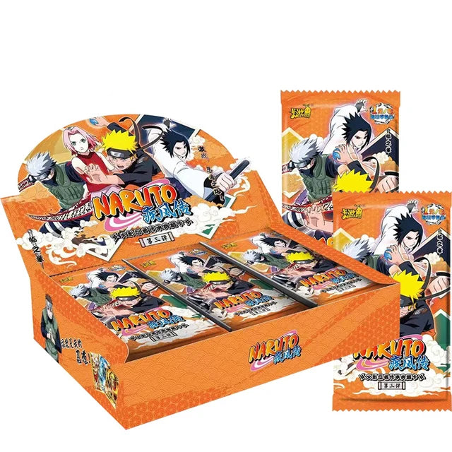 The New KAYOU Naruto Card The Chapter of Soldiers Naruto Bronzing Inheritance Collection BP Card Children's Gift Collection Card