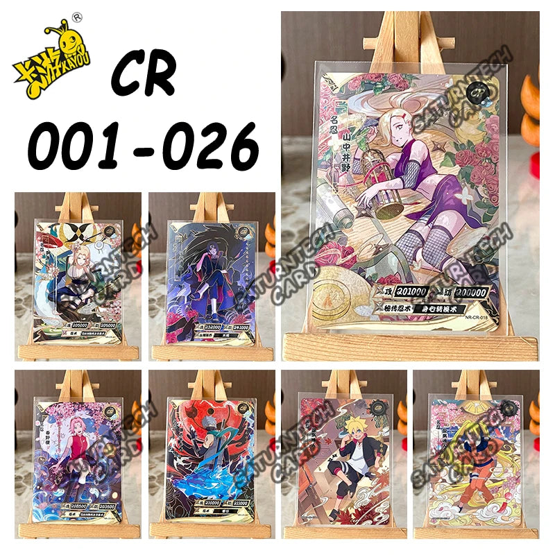 Naruto Card Kayou CR 1-26 Single Card Tsunade Yamanaka Sakura Haruno Jiraiya Rare Collection Card Anime Boy Toy Gift