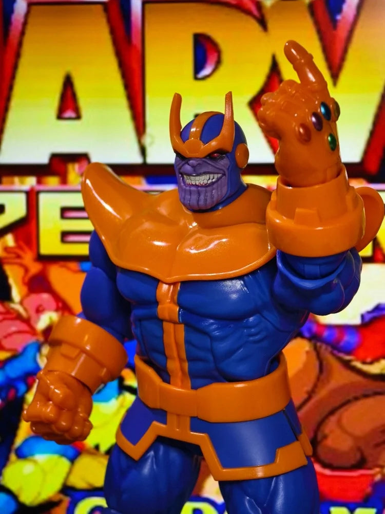 Official Marvel Legends Series Gamerverse Psylocke Vs. Thanos 2-Pack 15cm Comic Action Figure Anime Model Toys Gifts