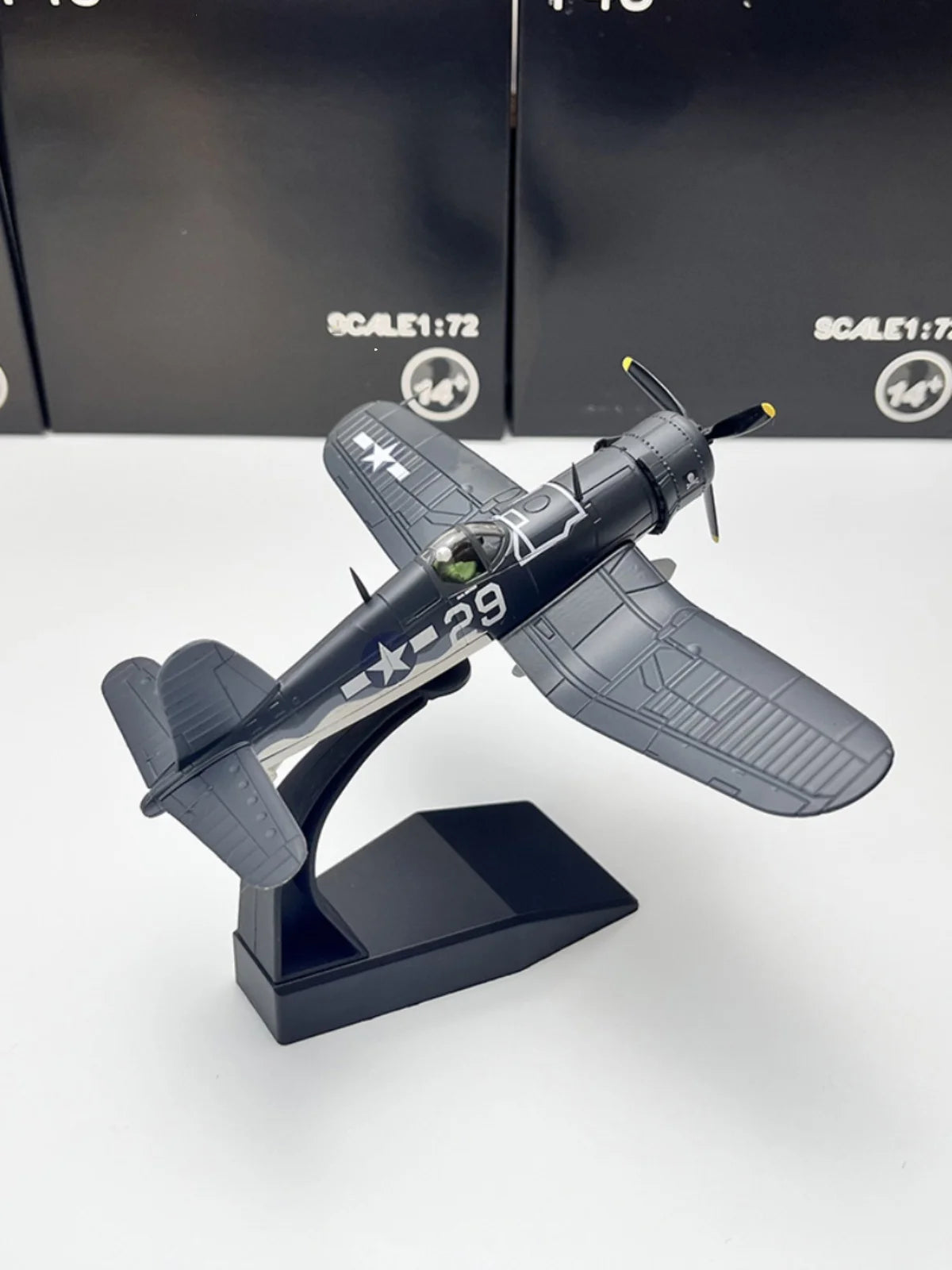 /72 Sc WS  F4U Pirate F4U Sle Military Fighter Aircrt Model Alloy Simulation Toys for Collectors And Fans