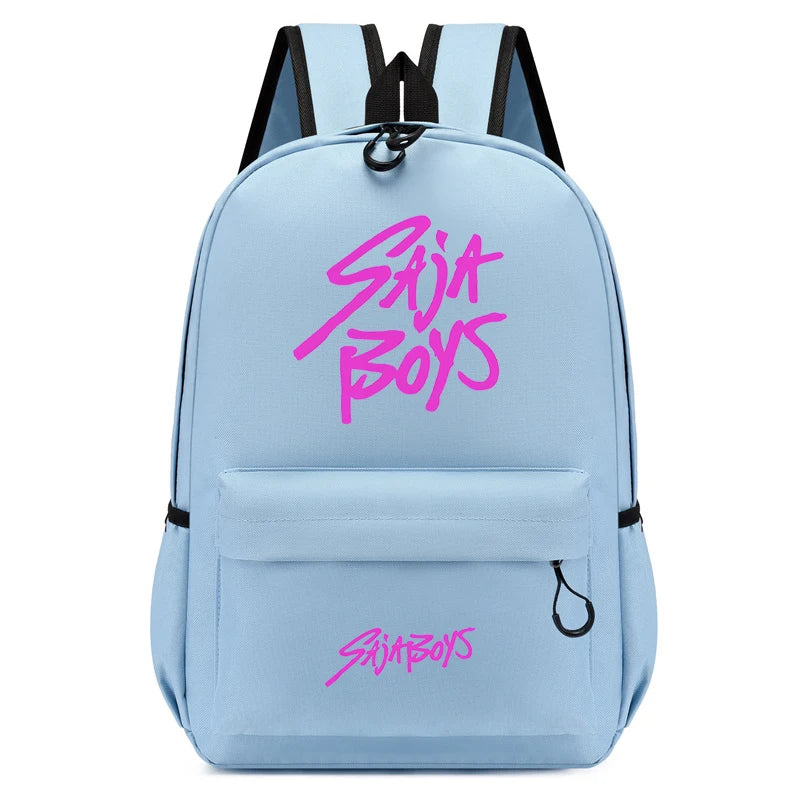 2025 New Fashion KPop Demon Hunters Backpack Back To School Boys Girls Cartoon Anime Canvas Backpacks Children's Small Schoolbag