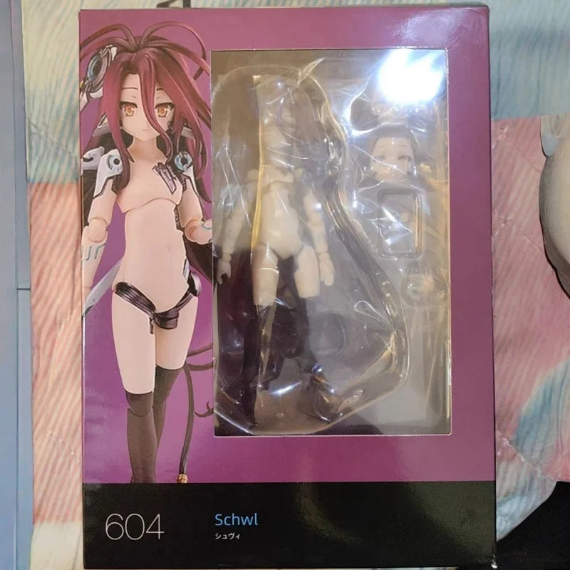 Figma #604 No Game No Life Zero Shuvi Zero Articulated Figure Changeable Costume Collectible Model Gift for Anime Fans