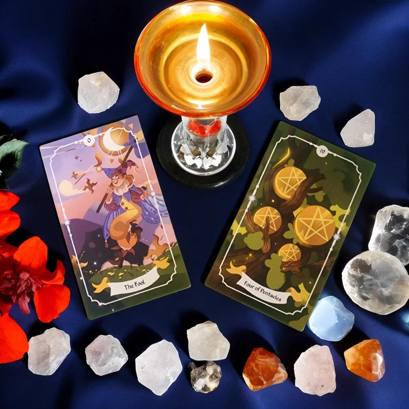 Wizard Magic Tarot，Large Size Card，12×7Series，Family Gathering Entertainment，Desktop Game，Board Game，Fortune Telling，Tarot Card