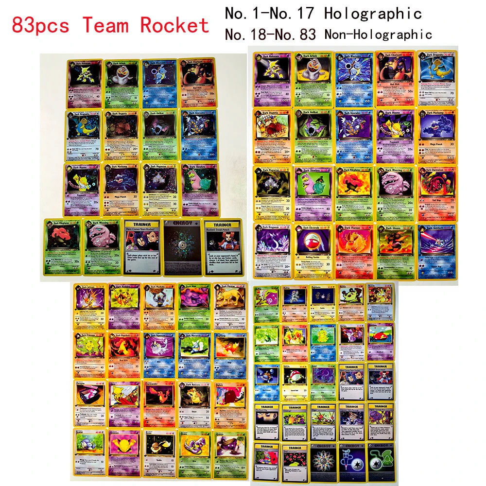 Team Rocket Fossil Jungle Neo Discovery Toys Hobbies Hobby Collectibles Game Collection Anime Cards