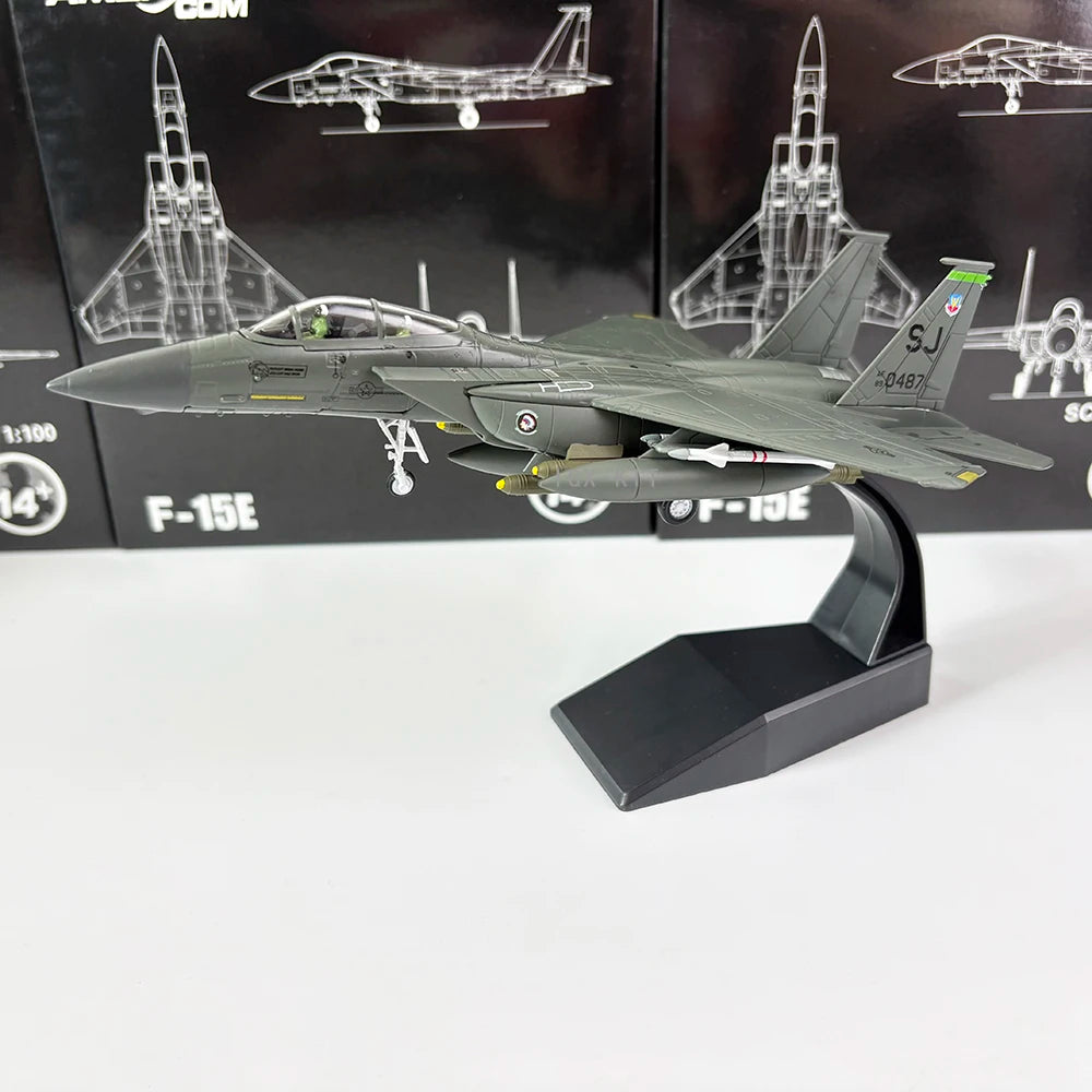 /00 Sc US  F5E Fighter Jet Model Gulf War Mig Killer Alloy Airplane Display Piece Finied Product Static Model