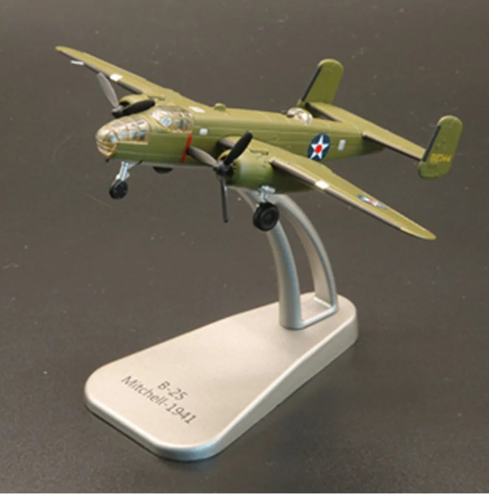 Model B-29 bomber aircraft model, Alloy B-25 Mitchell bomber aircraft model, decorative items, collection gifts