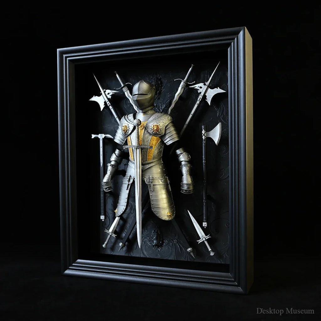 Table decoration resin decoration European medieval knight armor picture frame LTCP-339