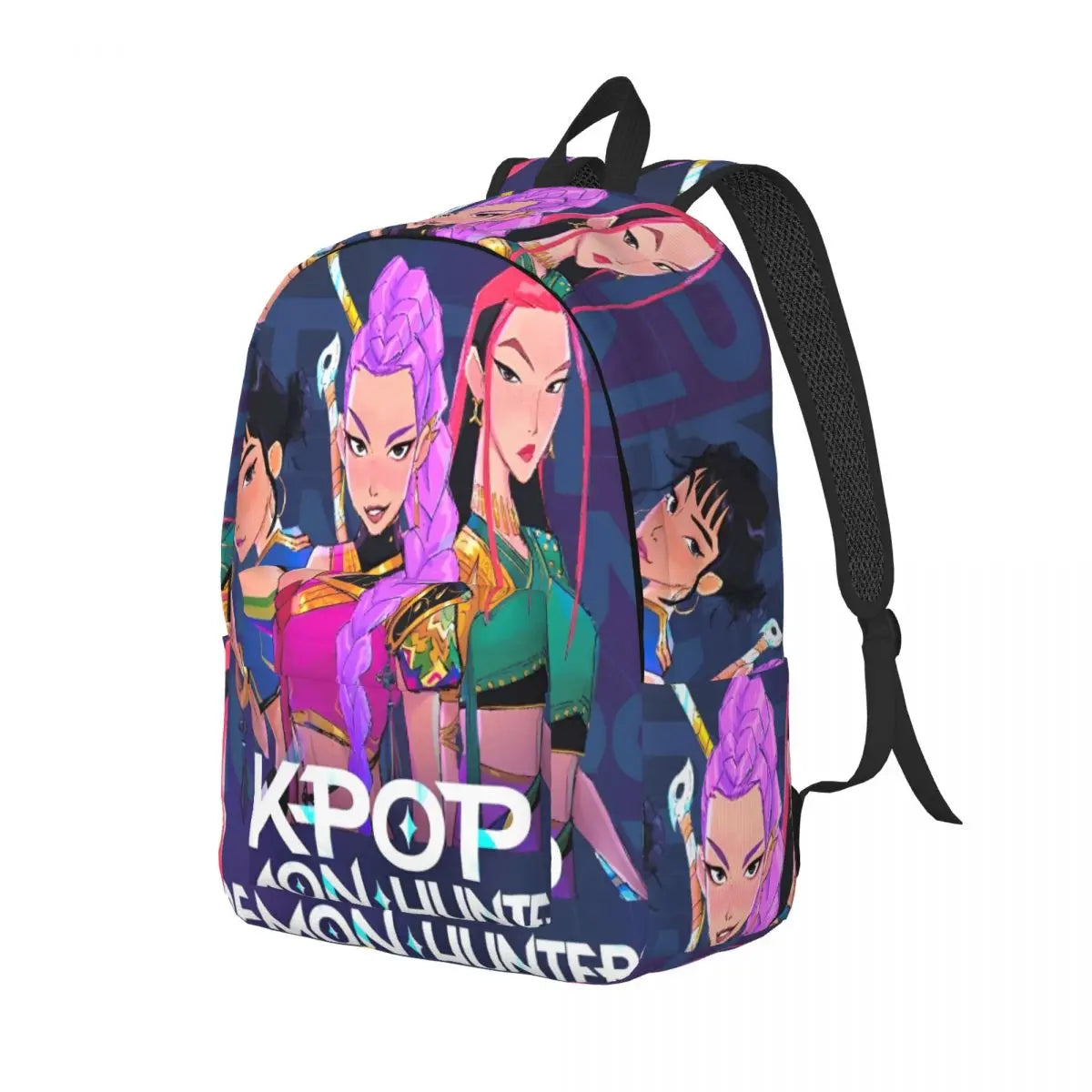 KPop Demon Hunters Huntrix Backpack for Men Women Teenage Student Work Daypack Laptop Computer Canvas Bags Outdoor
