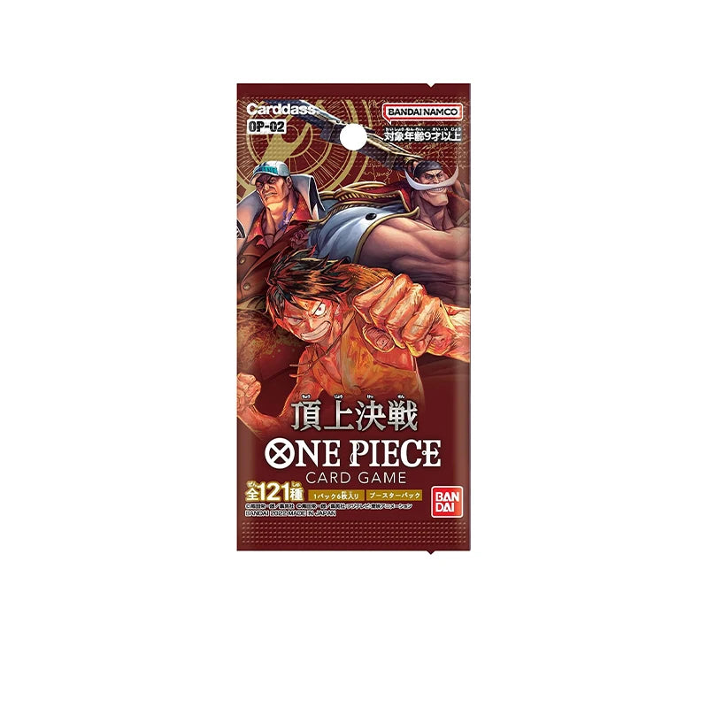 New ONE PIECE Card Game, OP01~OP10 TCG Game Booster Pack Collectible Card, by Bandai Original Genuine Japanese Edition, Ship Now