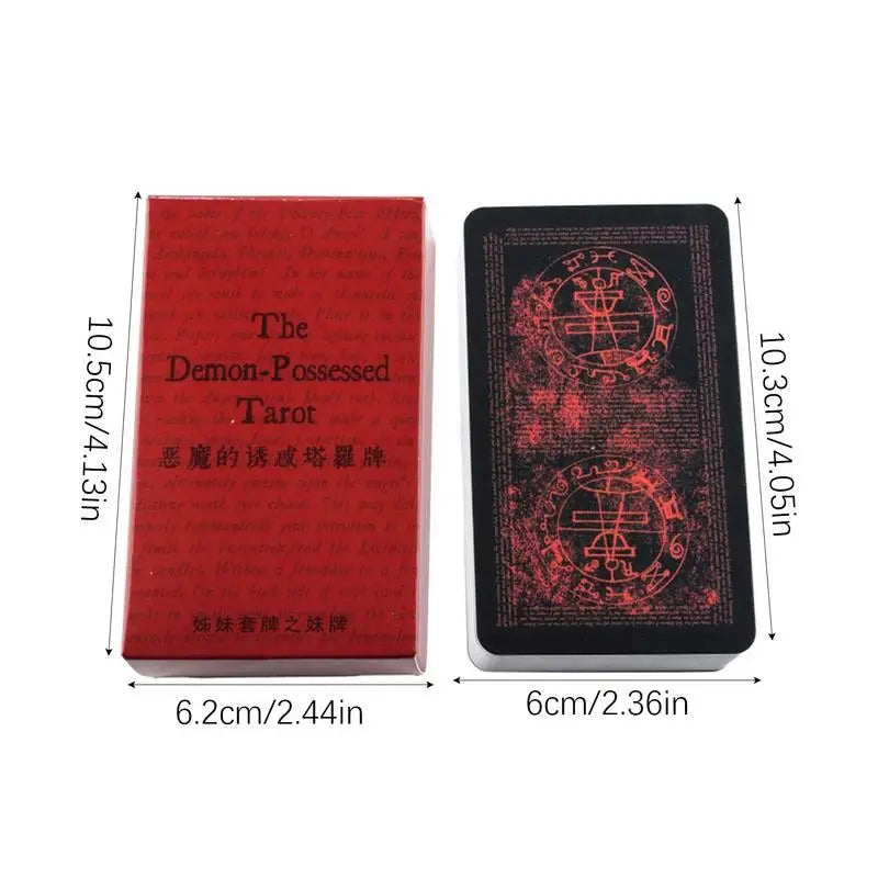 Tarot Cards English Version Prediction Oracle Decks for Fortune Telling Tarot Conversation Board Games for Family Beginners