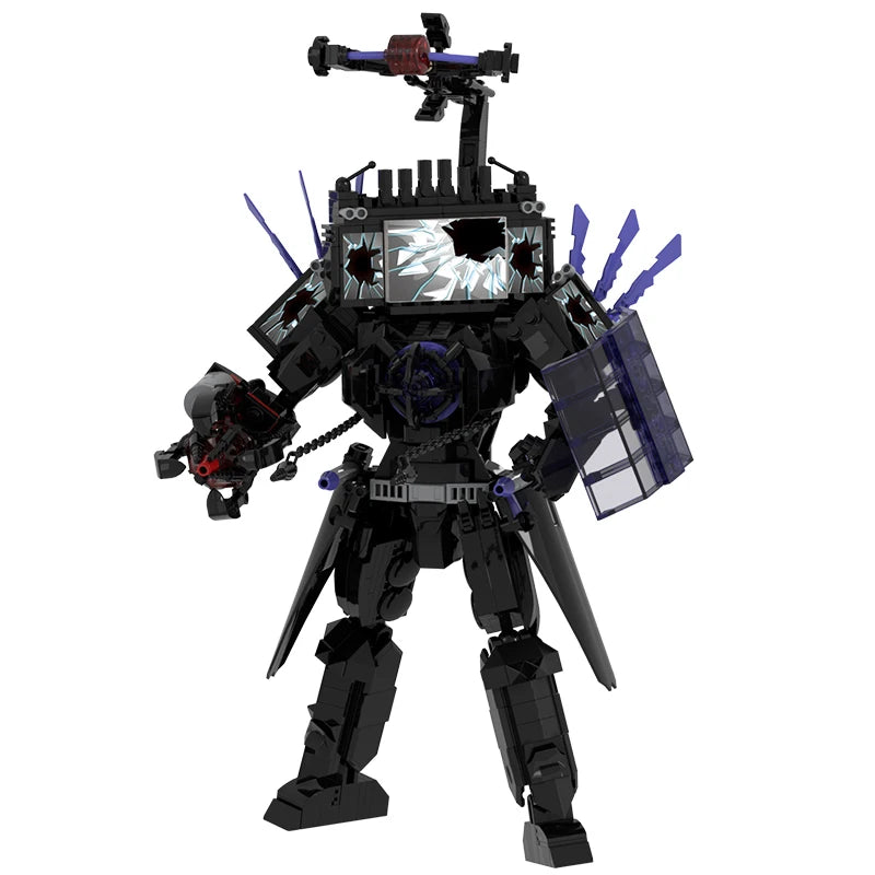 Skibidi Toilet Building Blocks Titans Drillman Speakerman Camera Man Tv Man Woman Titans Cameraman Drill Speaker Man Toy
