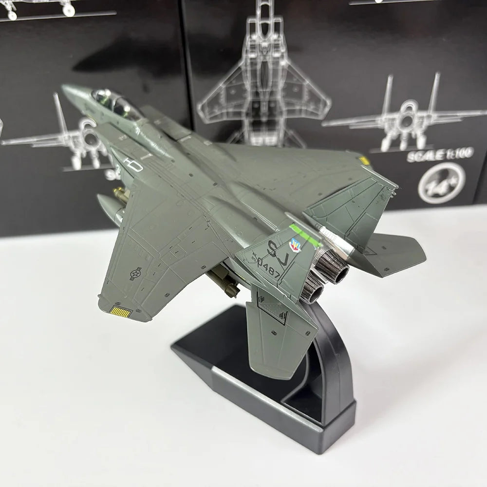 /00 Sc US  F5E Fighter Jet Model Gulf War Mig Killer Alloy Airplane Display Piece Finied Product Static Model