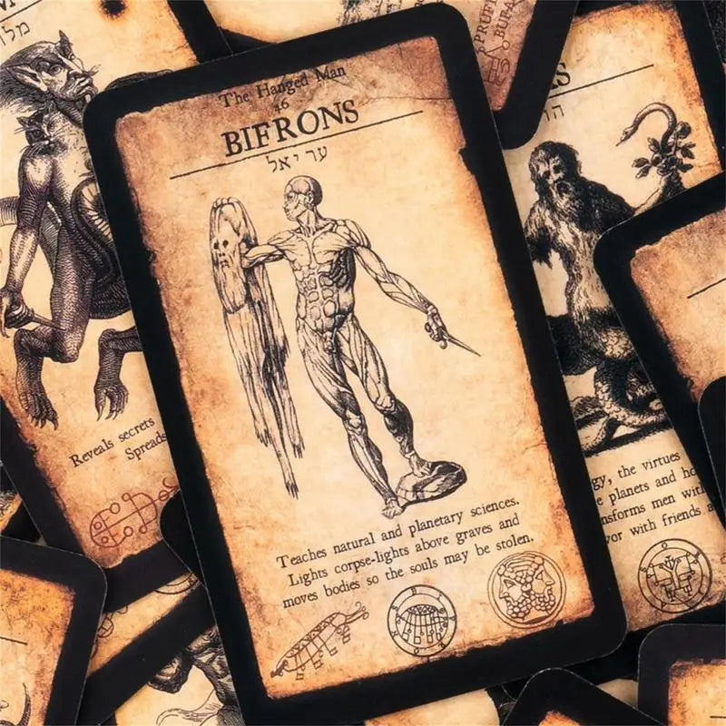 Tarot Cards English Version Prediction Oracle Decks for Fortune Telling Tarot Conversation Board Games for Family Beginners