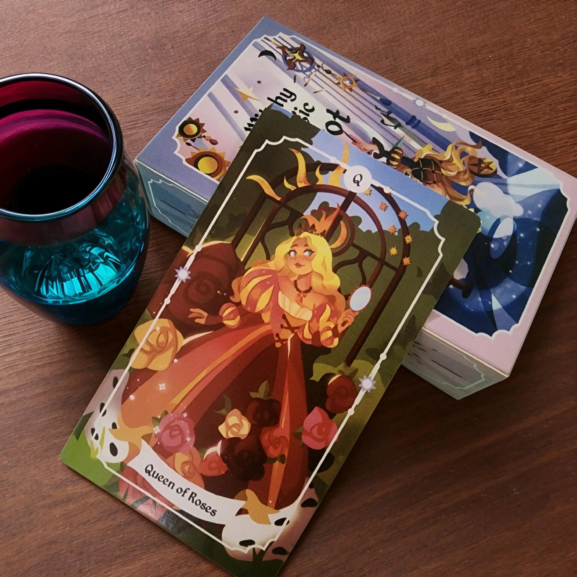 Wizard Magic Tarot，Large Size Card，12×7Series，Family Gathering Entertainment，Desktop Game，Board Game，Fortune Telling，Tarot Card