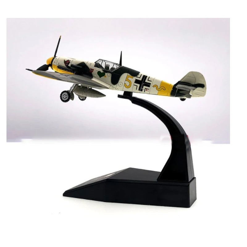 JASON TUTU 1/72 Scale Diecast Alloy Model German Fighter War Thunder BF109 Military Missile Bomber BF-109 Collect gifts