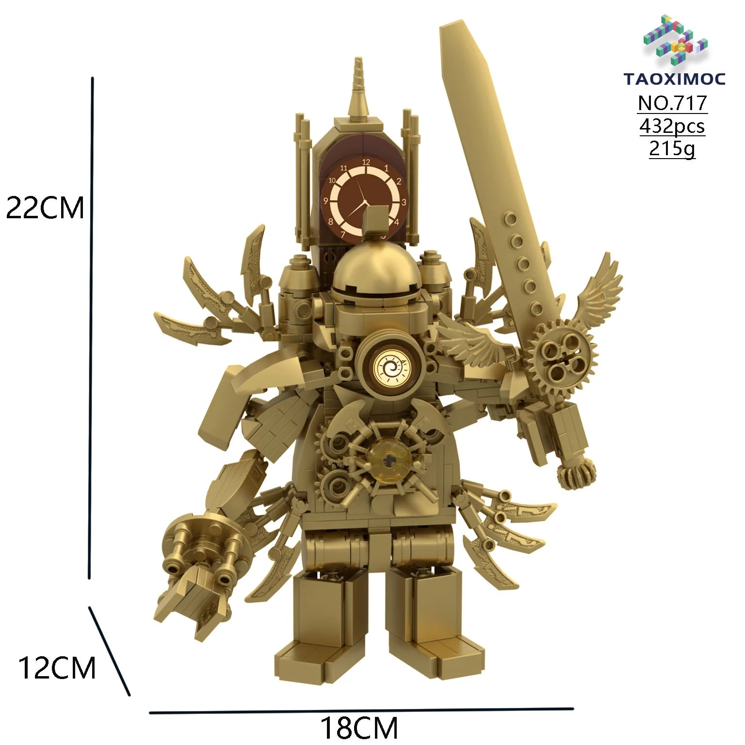 Skibidi Toilet Building Block Horror Game Speakerman Bosses Camara Titan TV Man Cartoon Doll Model Kids Halloween Birthday Gift