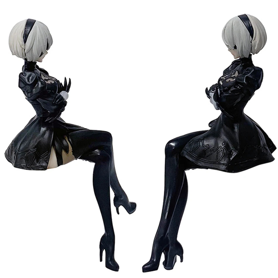 15Cm Anime Original SEGA Nier:automata Ver1.1A 2B Yorha No. 2 Type B Premium Chokonose Figure PVC Model Collectible Toys