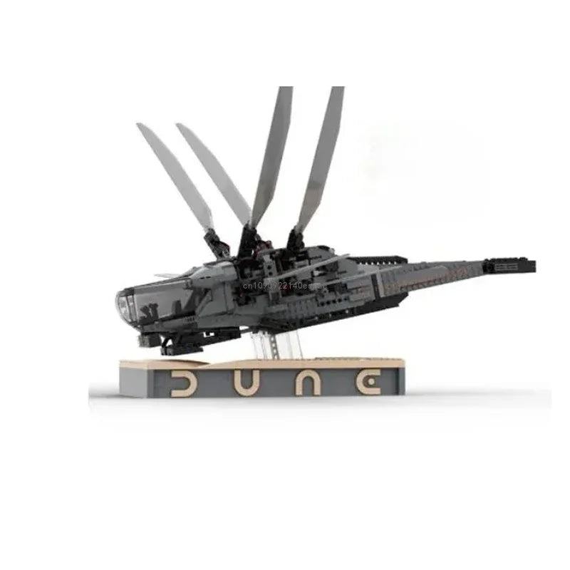 374PCS Moc Ideas Dune Ornithopter Display Stand Building Blocks for 10327 Construction Bricks Set  for Kids presents