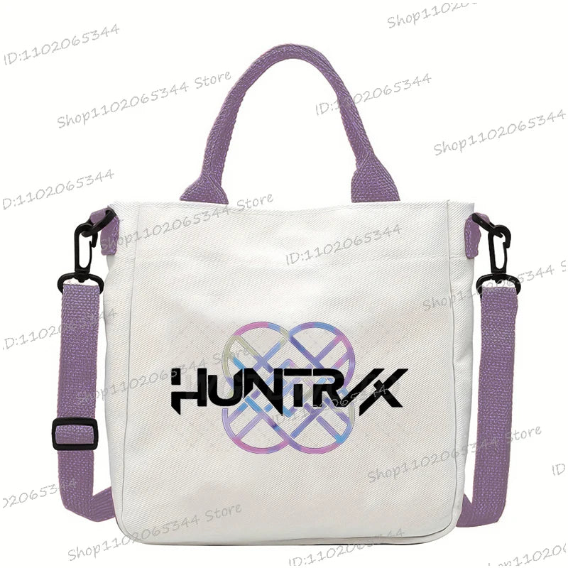KPop Demon Hunters Anime Women's Crossbody Bag Aesthetics KPop Demon Hunters 2025 Shoulder Bags Korean Fashion  Messenger Bag