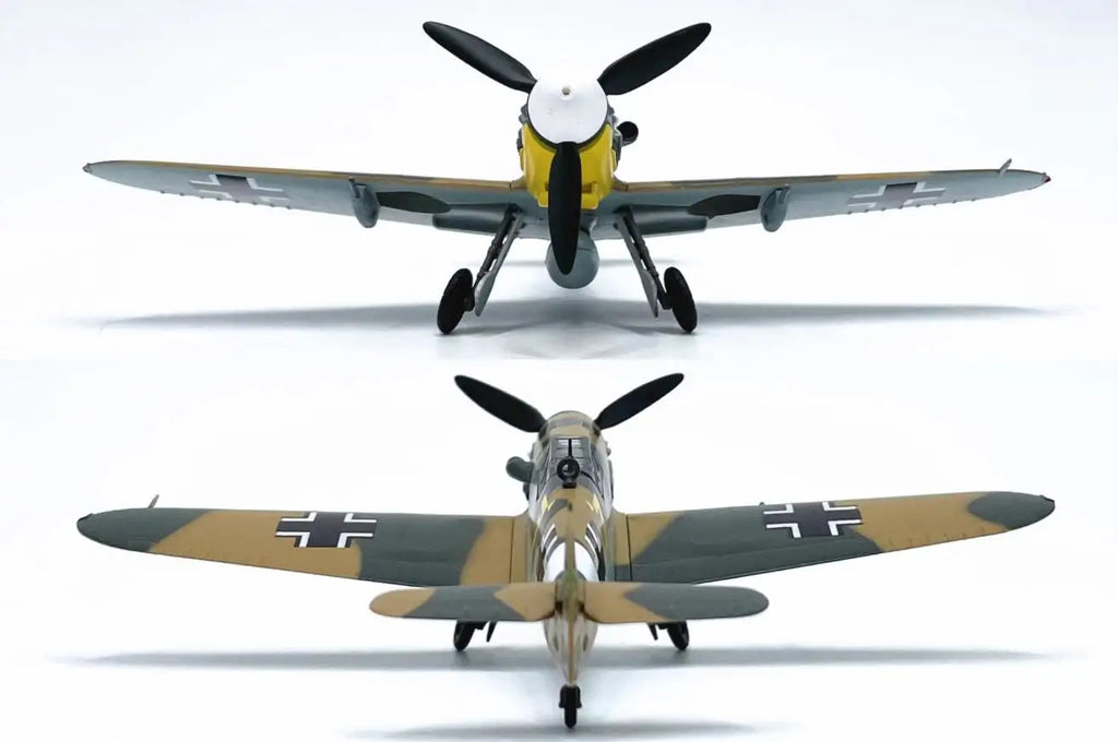 1: 72 WWII German BF109G-2 fighter model 37252  Finished product collection model