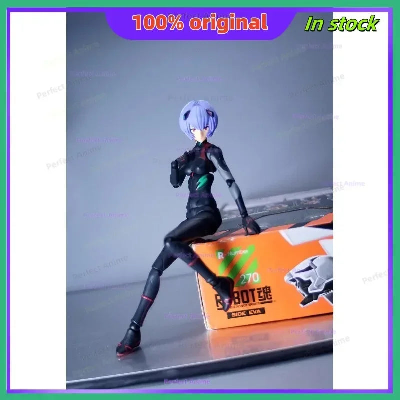 "Akira Factory Figma Yamaguchi-style Articulated EVA EV-022 Rei Ayanami, New Theatrical Version, Articulated Action Figure."