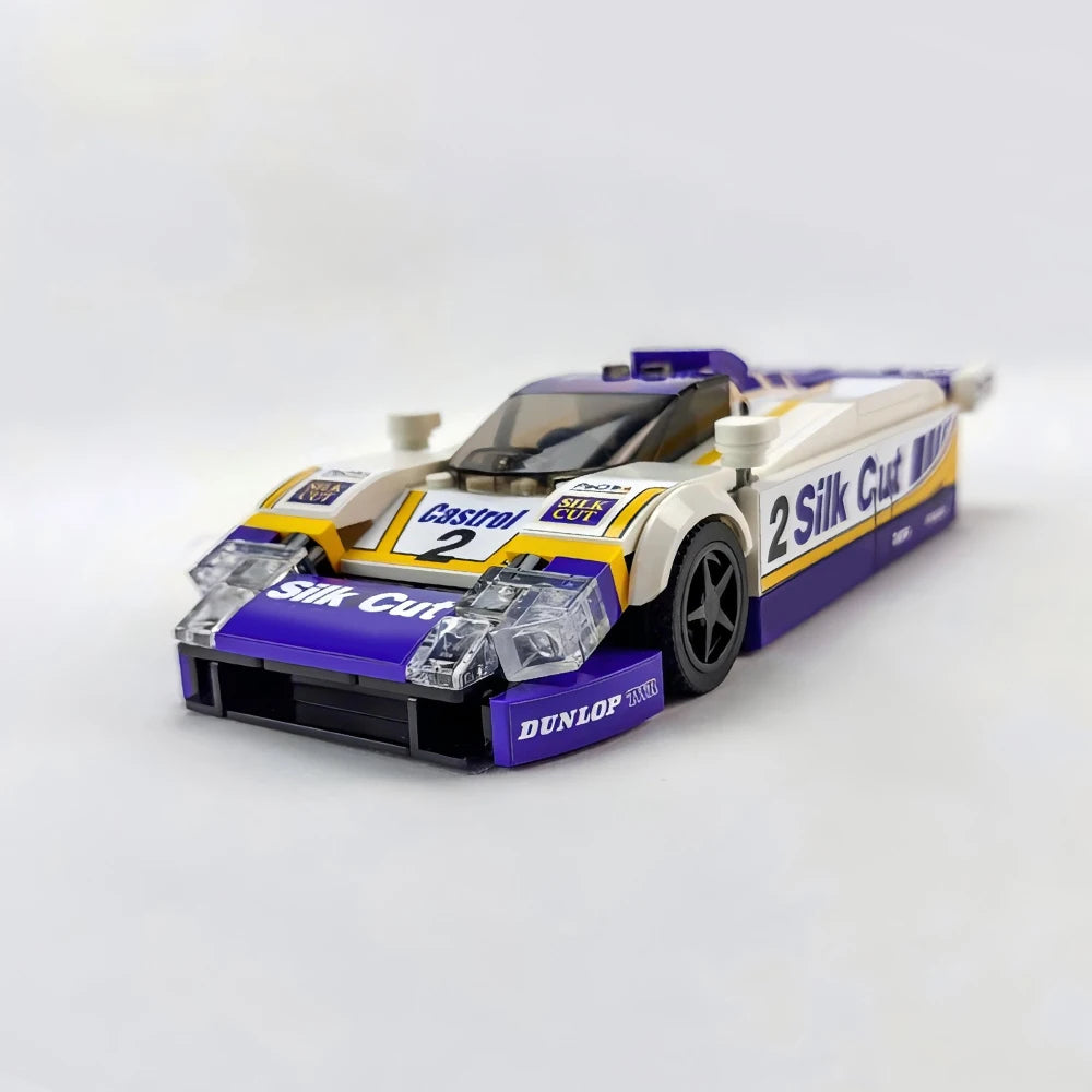 268PCS MOC Speed Champion 1988 World Sports Car Championship XJR-9 Racing Model Building Blocks Children's Toy Birthday Gift