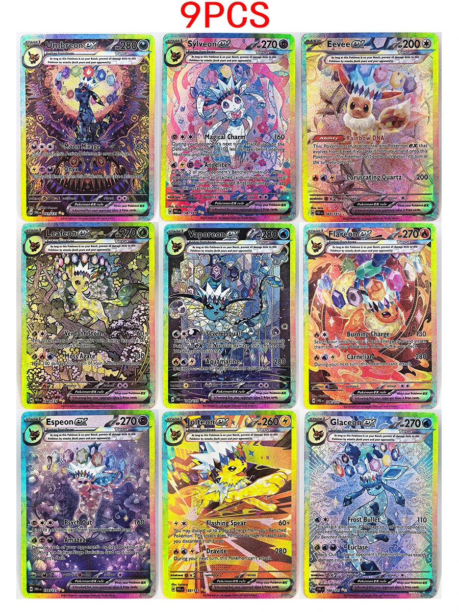 PRE Umbreon Eevee Sylveon Leafeon Glaceon Toys Hobbies Hobby Collectibles Game Collection Anime Cards