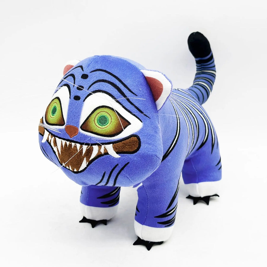 Anime Kpop Demons Hunters Plush Cute Purple Tiger Black Hat Magpie With 3 Eyes Monster Hunt Girl Group Stuffed For Fans Gifts
