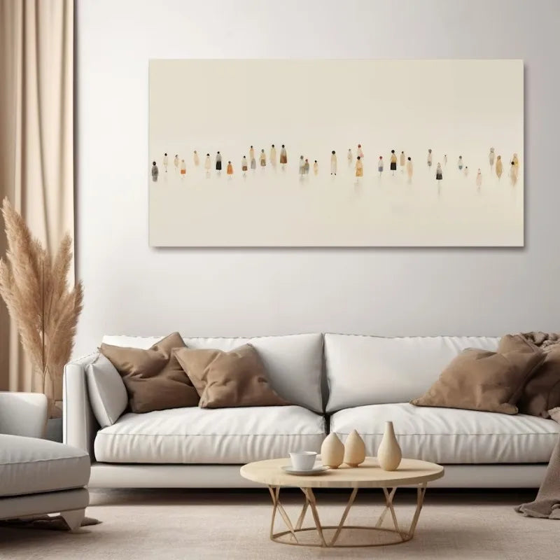 Minimalist Color Abstract Humans Poster Vintage Figures Simple Oil Canvas Painting Wall Art for Gallery Living Room Home Decor