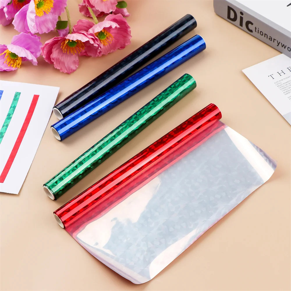 2025 New Toner Reactive Foil by Laser Printer and Laminator Colorful Foil for DIY Scrapbook Invitation Greeting Cards Stickers
