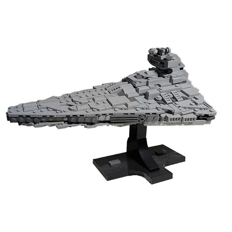 NEW 609PCS Parts MOC Starship Series Imperial Star Destroyer Midi Version Building Blocks Spaceship Model DIY Bricks Toys Gifts