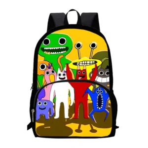 kf S9bb44473408342439292e5be1ed6ac815 The Garden of BanBan School Backpack for Grade1 3 Cartoon School Bags for Boys Girls Large