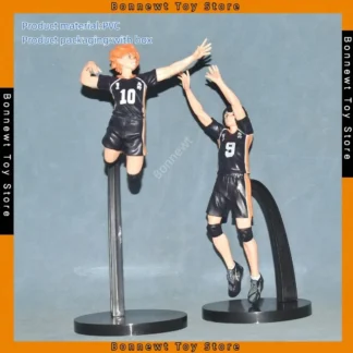 Haikyuu National Competition Jumping Blocks Hinata Shoyo Kageyama Tobio Standing Scenery Figures Model Ornaments For gifts