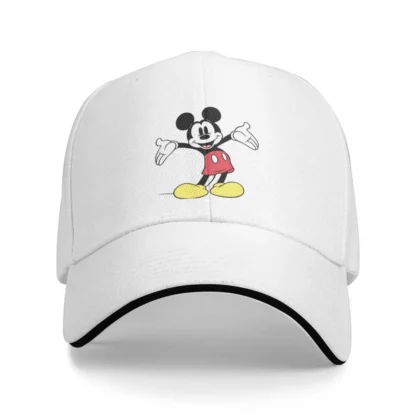 Mickey Mouse Baseball Caps For Men Women Casquette Headwear For Daily Activities Adjustable