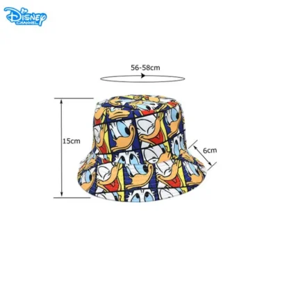 Disney Mickey Mouse Children's Cap Girls Fashion Bucket Hat Donald Duck Men Women Travel Panama Hat Outdoor Sun Hat Gifts - Image 6